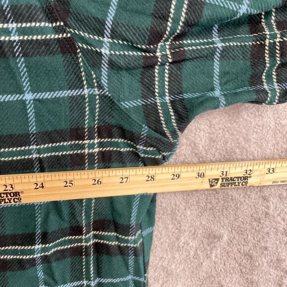 NEW Blake Shelton X Lands' End Men's 3XLT Plaid Flannel Button Down Shirt Jacket - Picture 5 of 8